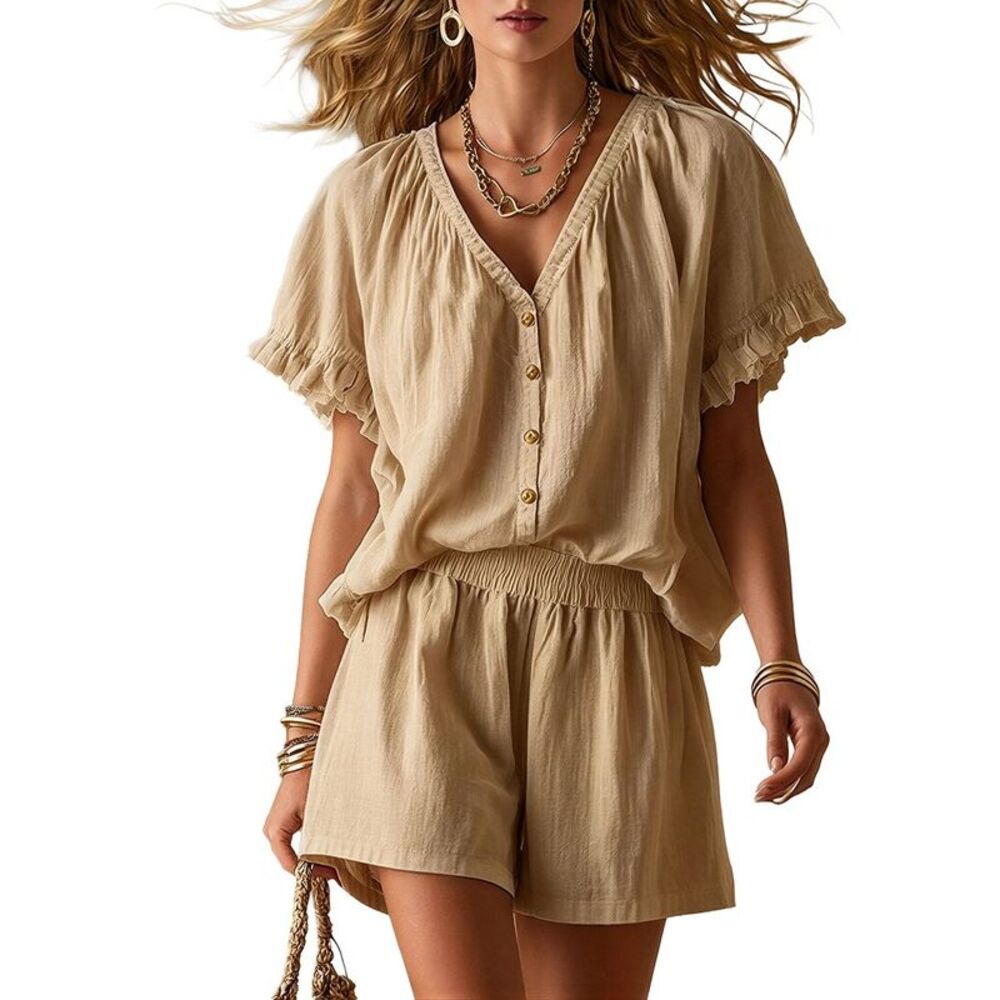 Vincent Womens 2Pc T-Shirt & Short Set